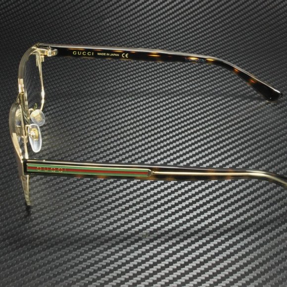 Gucci Men's Crystal Havana 58mm Glasses - Picture 4 of 4